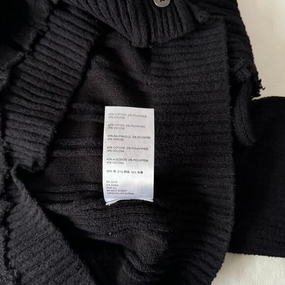 Free People Knit Stevie Cardigan In Black Size XS - Picture 8 of 11